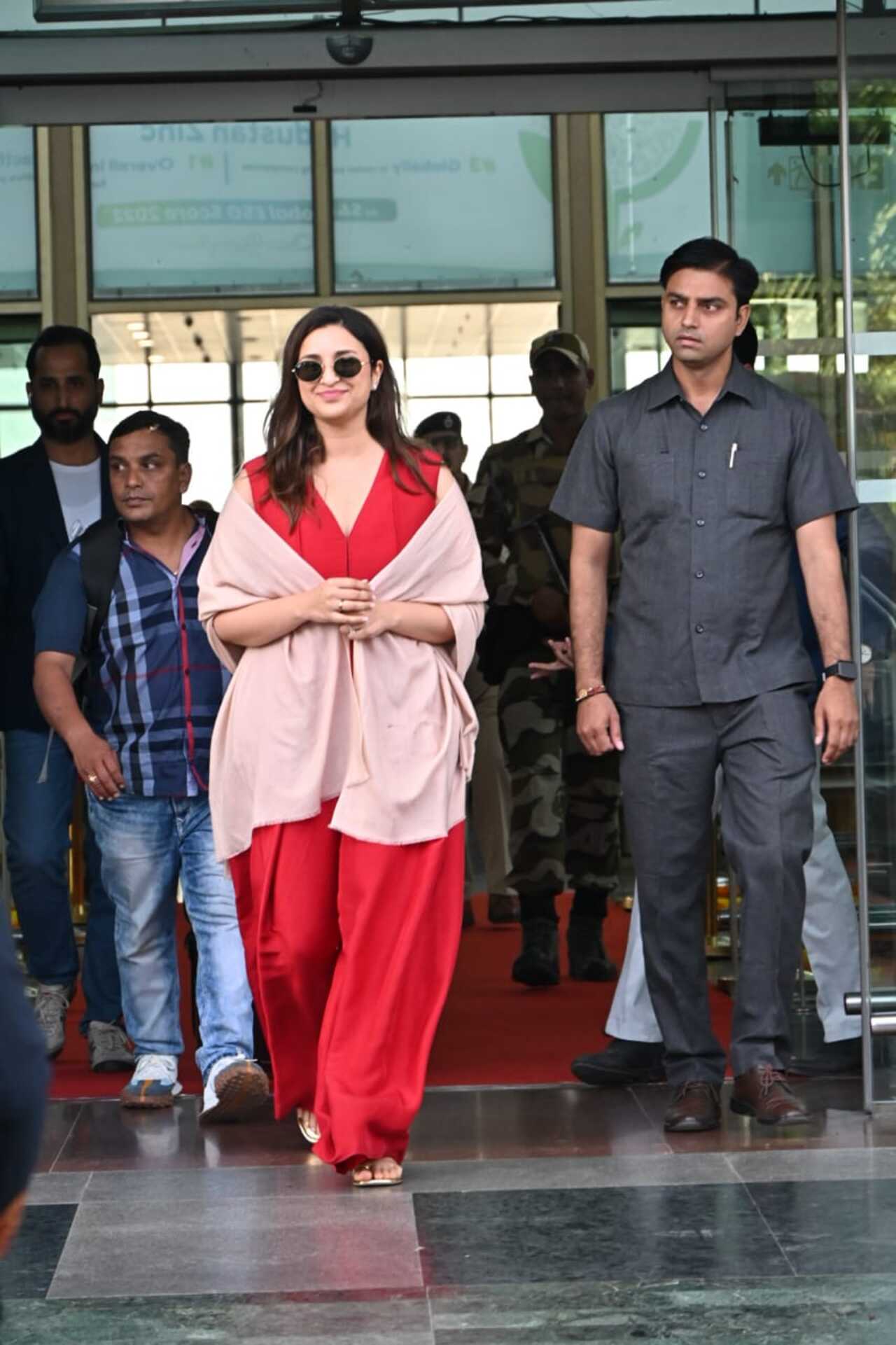 Bride-to-be Parineeti Chopra reached Udaipur this morning to overlook the preparations